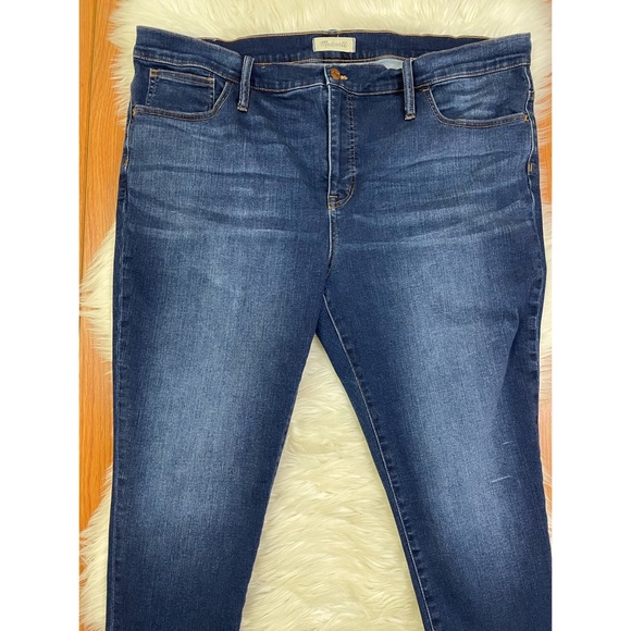 Madewell Roadtripper High Rise Denim Blue Jeans Plus Size 36 - Picture 8 of 9
